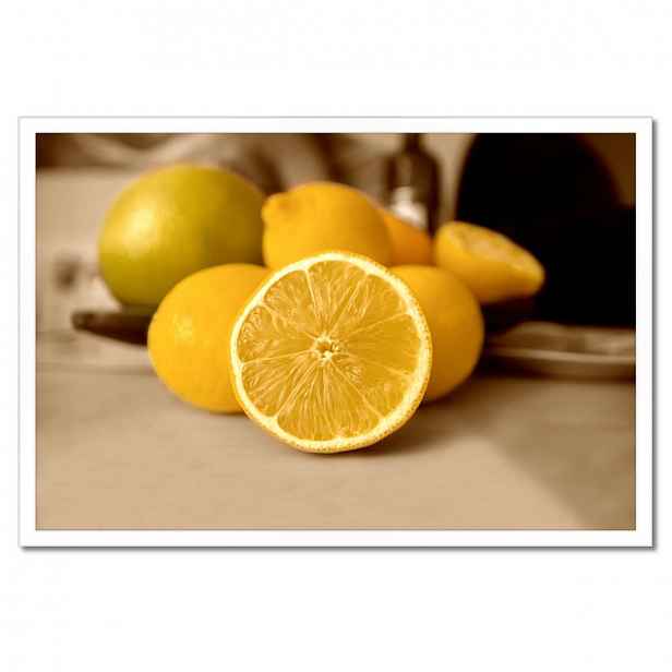 Plakáty v rámu 60x40 Citronky sépie