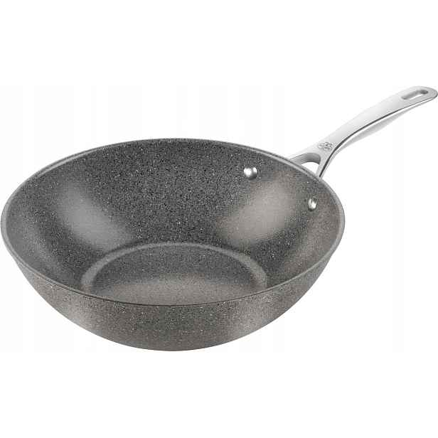 Aluminiový Wok Ballarini Salina Ceramic 30 cm, titanový povlak na indukci