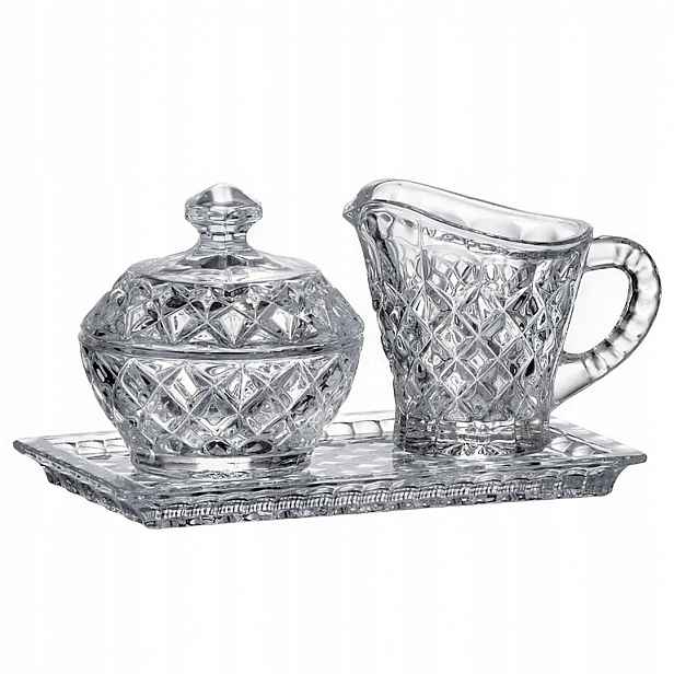 Bohemia Diamond Classic Set Cukřenka Mlékovka