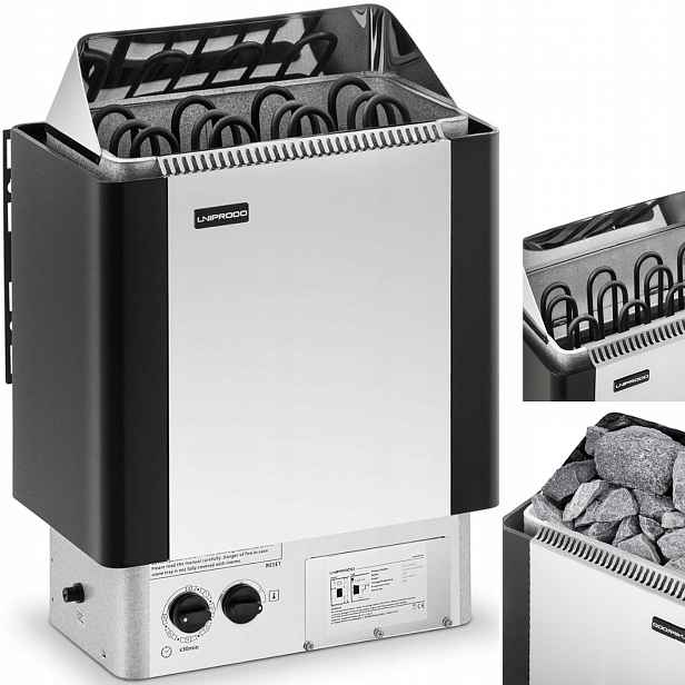 Kamna Uniprodo 6 kW 400 V 5-9 m3 110°C IPX4