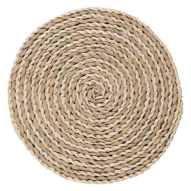 Pletené kulaté přírodní prostírání - Ø 38 cm Clayre & Eef