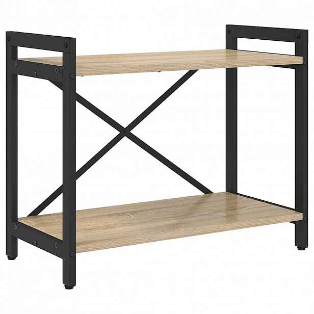 vidaXL Knihovna 60 x 30 x 50 cm Kompozitní dřevo Sonoma dub