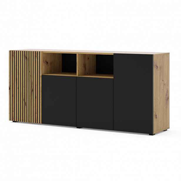 Petits-meubles SIDEBOARD Nera Dřevo a černá