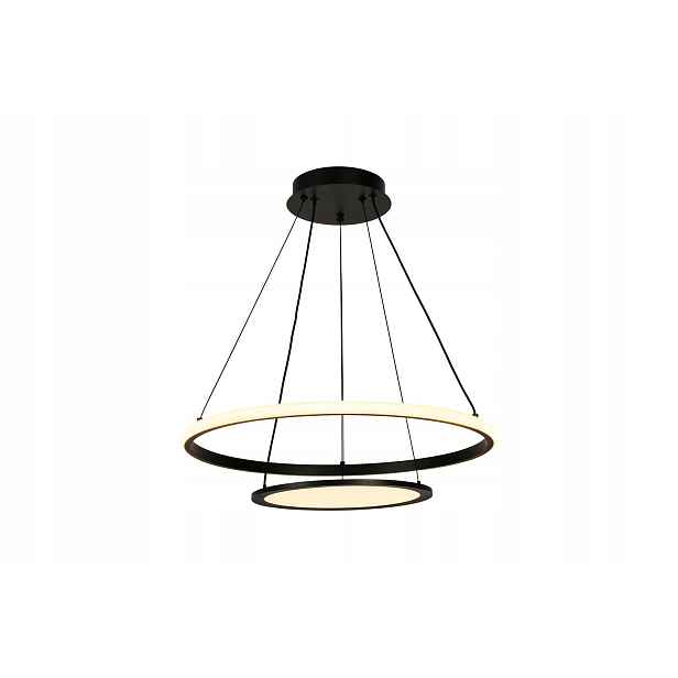 Rabalux Jasero Závěsná Led lampa 42W černá kulatá s proměnnou barvou