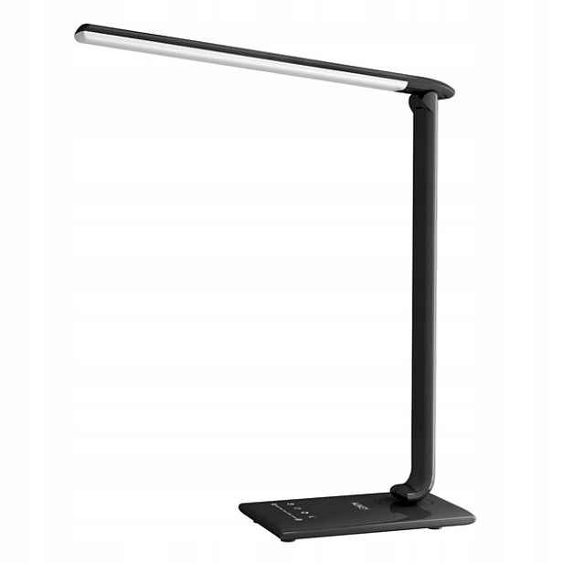 Aukey Led Stolní Lampa Školní Dotyková 7x stmívač 5x barva 1xUSB