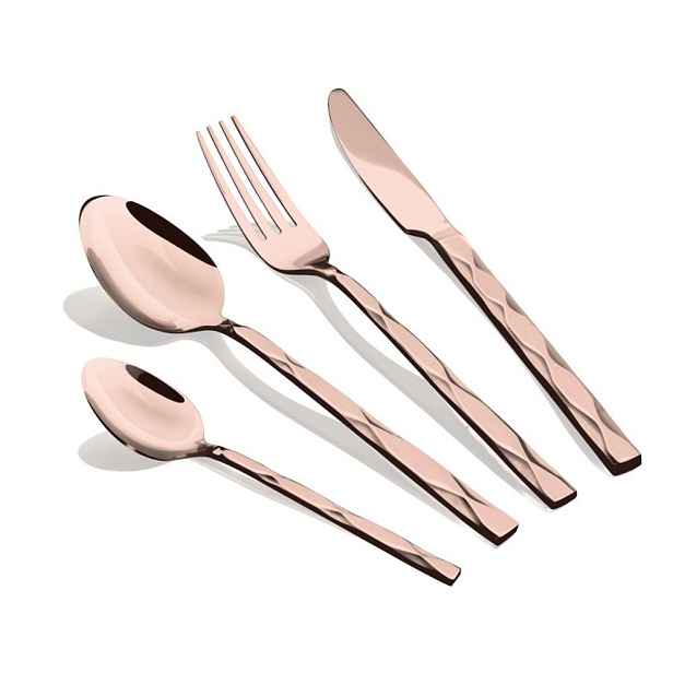 BERLINGERHAUS Sada příborů nerez 24 ks Rose Gold Collection BH-3082