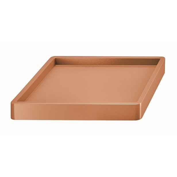 Prosperplast Pojízdná podložka Mobile Saucer Square terakota, varianta 44,6 cm