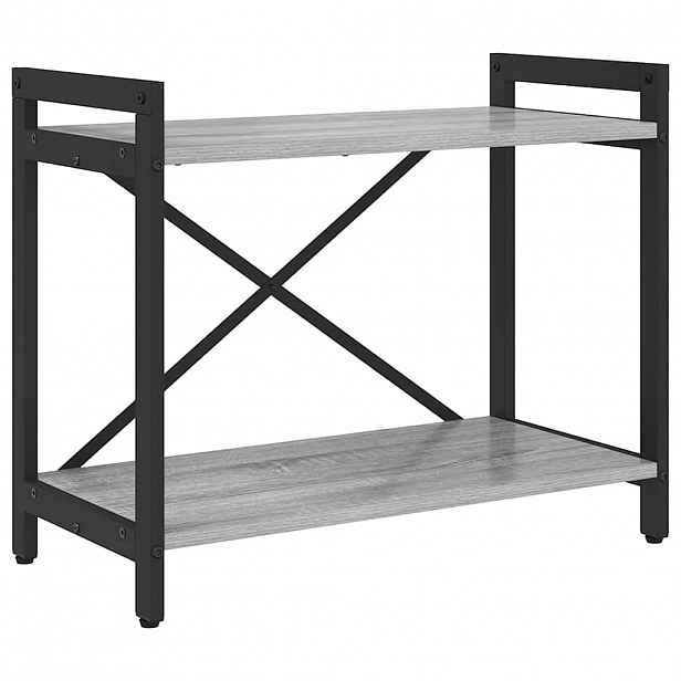 vidaXL Knihovna 60 x 30 x 50 cm Kompozitní dřevo Šedá sonoma