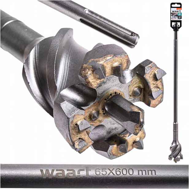 Vrták do betonu na SDS-max 65 x 600 mm