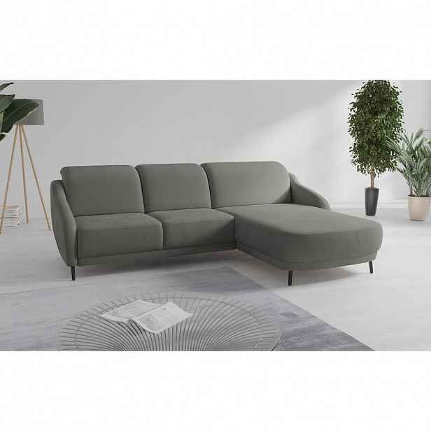 Sit & More ROHOVÁ SEDAČKA, textil, jílová barva