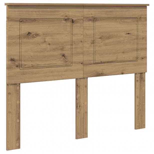 vidaXL Čelo postele Řemeslný Dub Dřevěný materiál