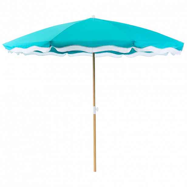 Beliani VELKÝ SLUNEČNÍK 232 cm Tyrkysový Sestriere