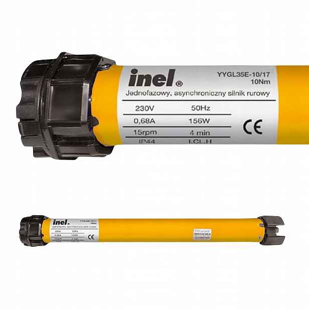 Inel motor pro rolety N-10E 10/17 pro trubky Ø40 s funkcí detekce překážek