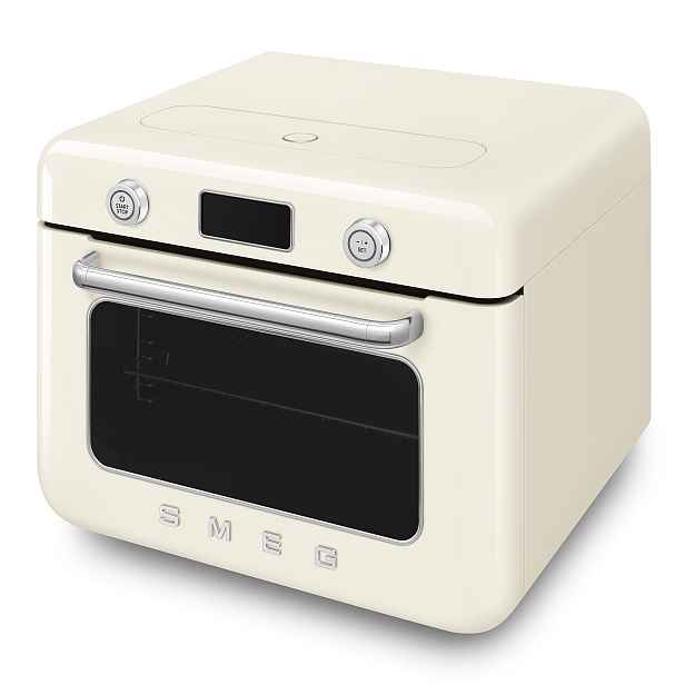 Smeg Stolní kombinovaná parní trouba, 30l, krémová COF01CREU
