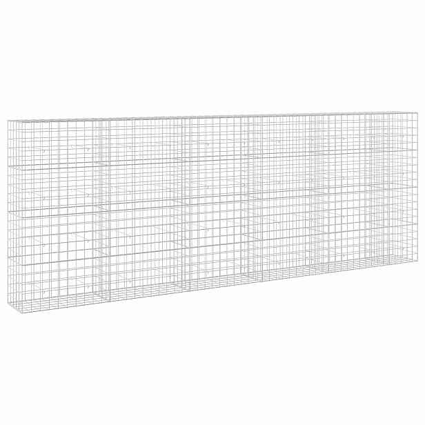 vidaXL Gabion s drátem 5 mm a síťkou 10x10 cm 550x50x200 cm