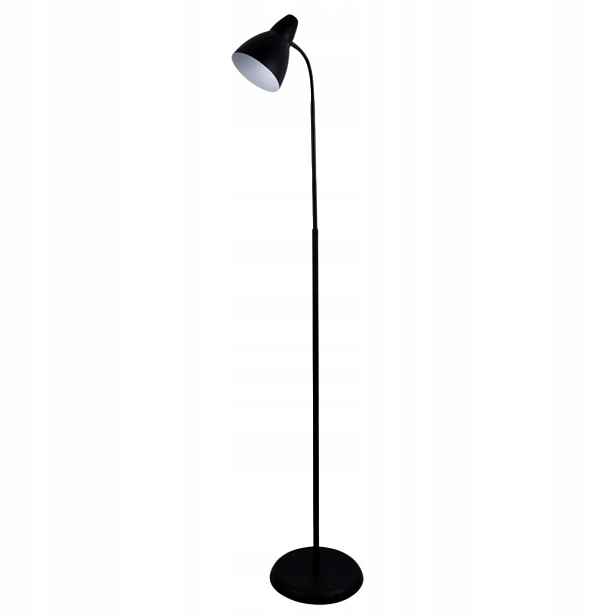 Podlahová Lampa Parg Černá 1XE27 stojací lampa do obývacího pokoje ložnice loft