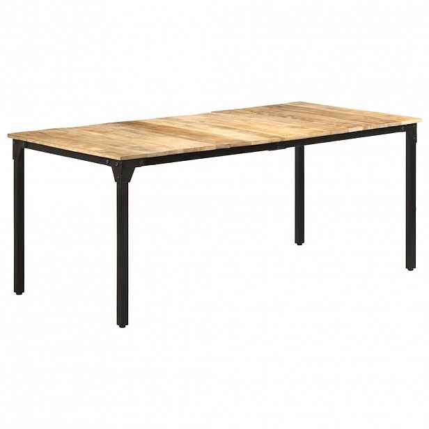 vidaXL Jídelní stůl 180 x 90 x 76 cm hrubé mangovníkové dřevo