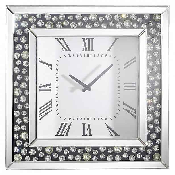 XXXLutz NÁSTĚNNÉ HODINY, černá, barvy stříbra, 50/50/5 cm Xora - 001047009403
