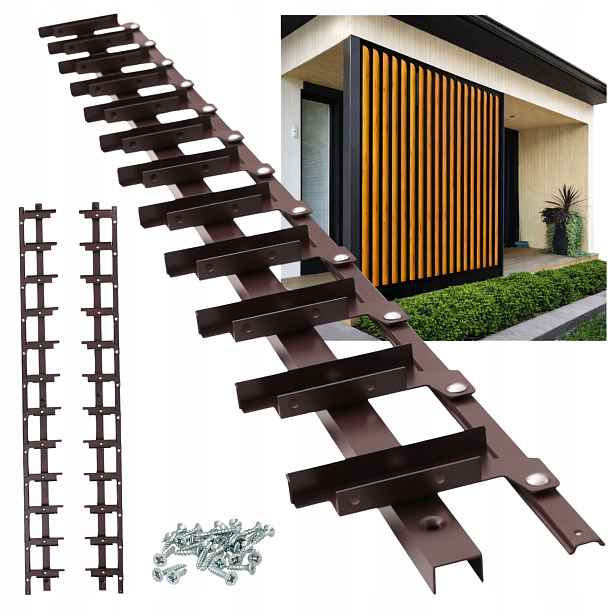 Pohyblivé Desky Mechanismus Žaluzie Na Terasu Do Altánku Shutters Bronz 107 CM