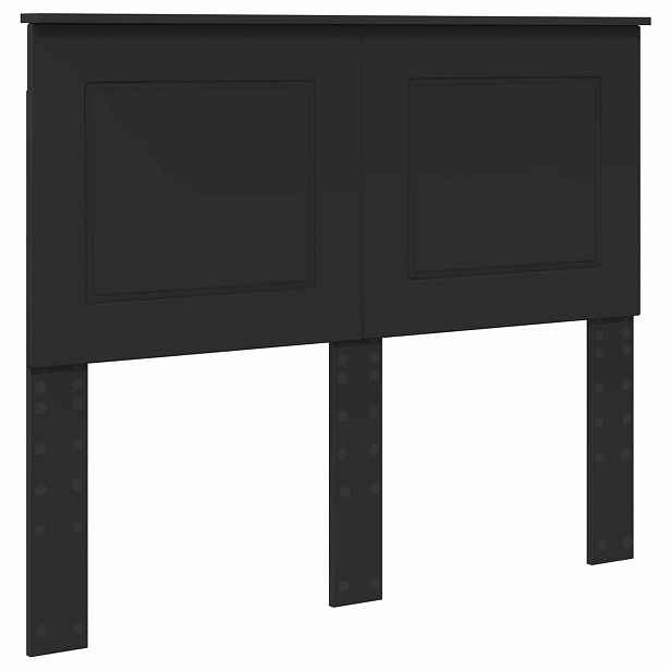 vidaXL Čelo postele Černý Dub 100 cm Dřevěný materiál