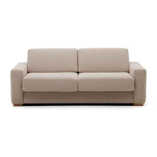 Béžová rozkládací pohovka 224 cm Anley – Kave Home