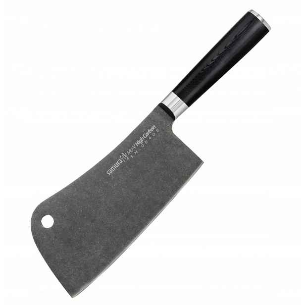 Čínský sekáček Samura Mo-v Stonewash SM-0040B 18 cm AUS-8 59 Hrc G-10
