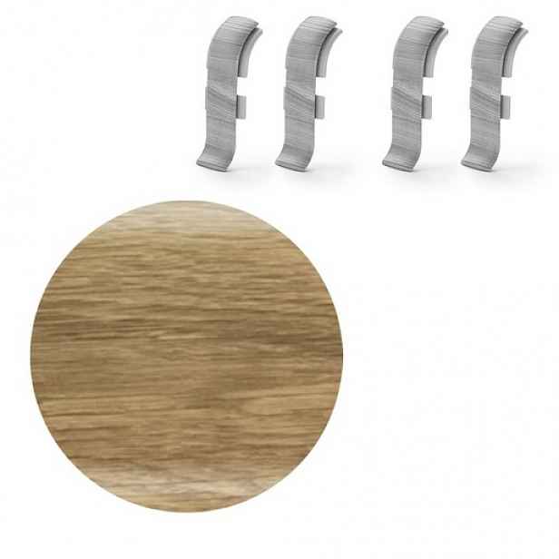 Spojka k soklu Naturel dub Bourbon přírodní , PVC délka 0,5 cm, výška hrany 56 mm, NATNGTF69