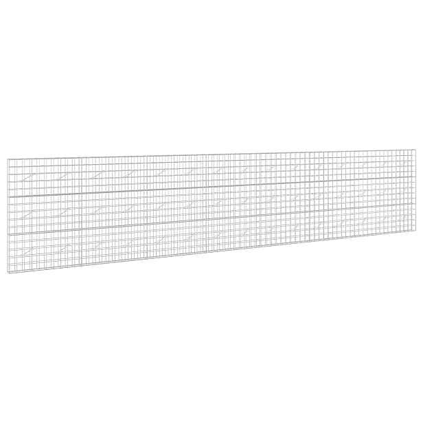 vidaXL Gabion s drátem 5 mm a síťkou 10x10 cm 750x10x150 cm