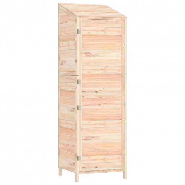 vidaXL Zahradní kůlna 55 x 52 x 174,5 cm masivní jedlové dřevo