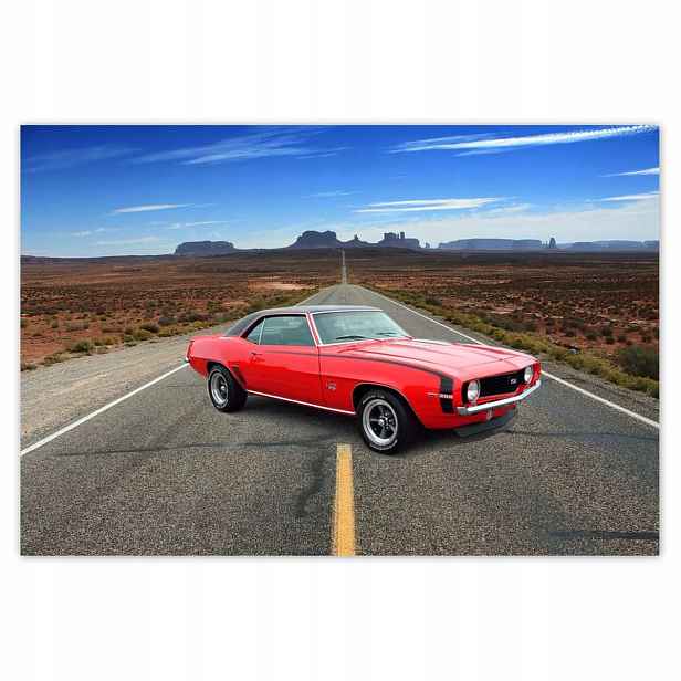 Plakáty 185x125 Červený Chevrolet Ss