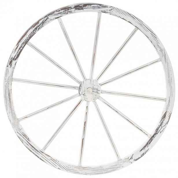 Garthen 86141 GARTHEN Dekorativní dřevěné kolo, 90 cm
