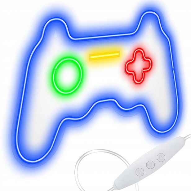 Neonová Led Gamepadová Joysticková Tyč Pro Hráče, Barva, Usb Stmívač, Plexi