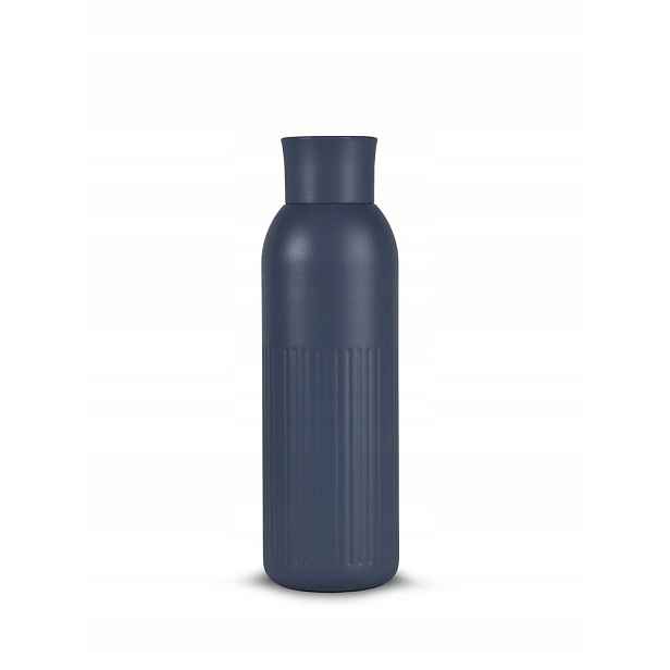 Sagaform Tekla Push Termos Termoláhev 500 ml Modrá Vakuová