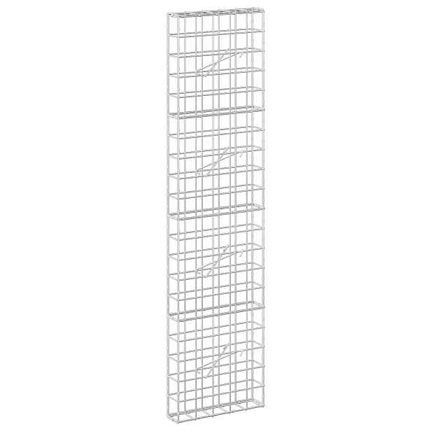 vidaXL Gabion s drátem 5 mm a síťkou 10x10 cm 50x10x200 cm