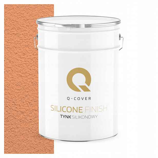 Silikonová Fasádní Omítka Lososová 15KG Beránek Granulace 1.5mm F315