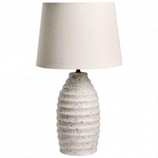 Beliani STOLNÍ LAMPA Bílá Billy