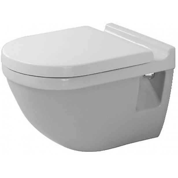 Duravit Starck 3 - Závěsné WC s plochým splachováním, bílá 2201090000