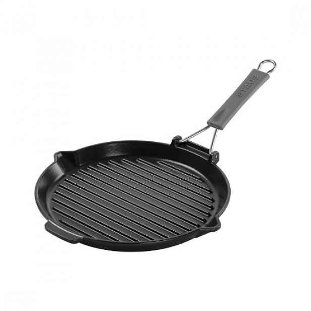 Litinová grilovací pánev, 27 cm, Black - Staub