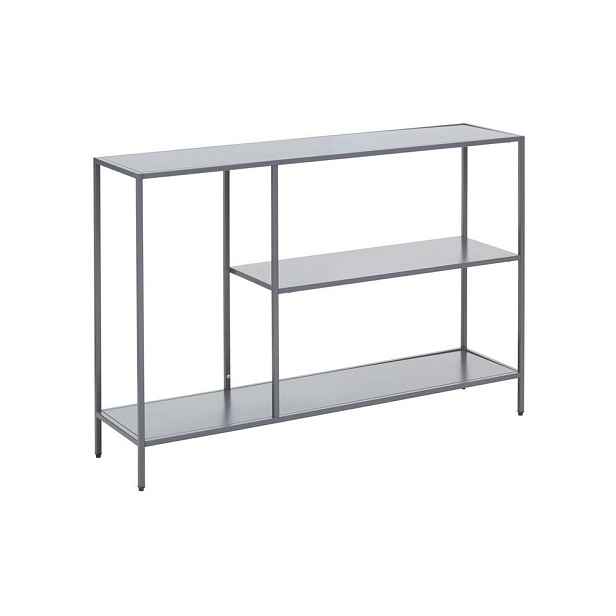 Šedý ocelový konzolový stolek 30x120 cm Acero – Premier Housewares