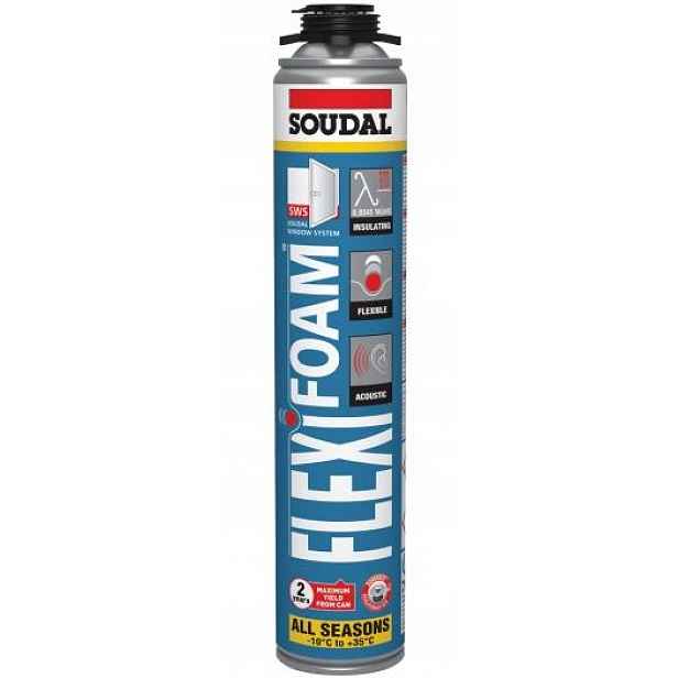 Soudal Flexifoam Montážní Pěna Elastická 750 ml