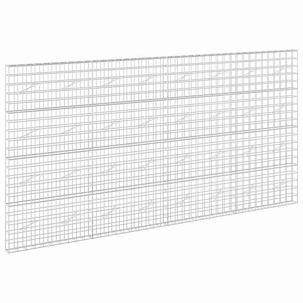 vidaXL Gabion s drátem 5 mm a síťkou 10x10 cm 400x10x200 cm