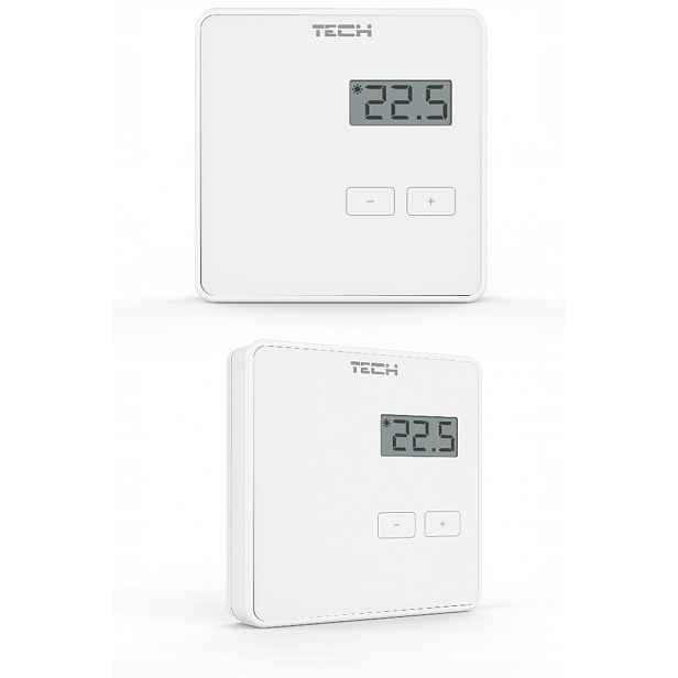 Bezdrátový Regulátor Pokojový Termostat Tech R-8b Bílý