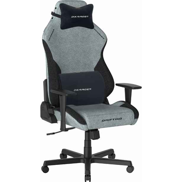 Herní židle DXRacer DRIFTING šedo-černá, látková, č.AOJ1932S (produkt s kosmetickou vadou)