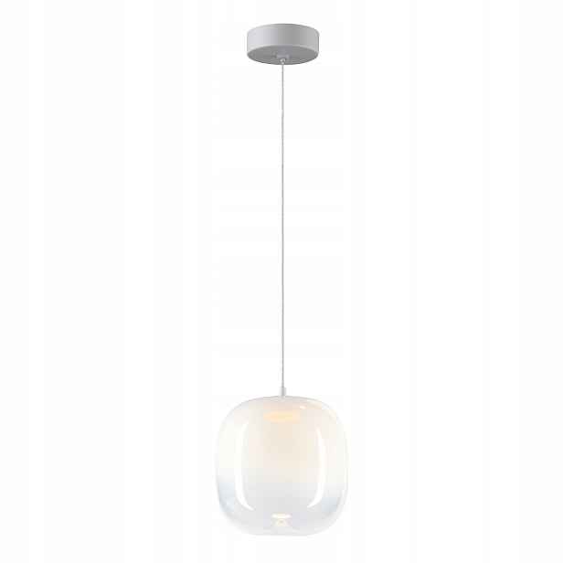 Milagro Vaso závěsná Led lampa 4W 3000K bílá sklo Ø15 cm