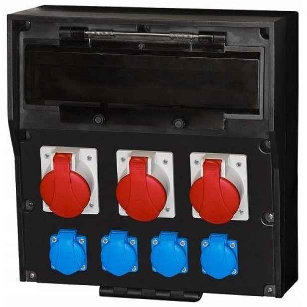 Rozvaděč gumový Lido 18S 16A/5P, 2x32A/5P, 4x250V