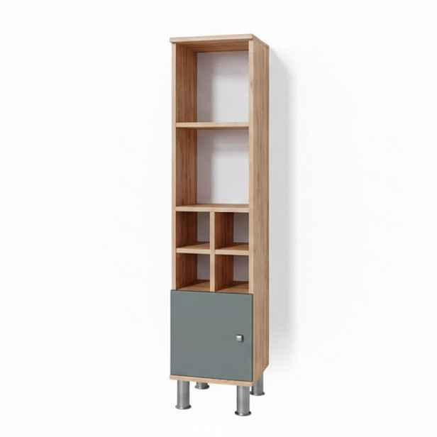 Vicco STŘEDNÍ SKŘÍŇKA Fynn Zelená 30 x 130.6 cm malé dveře