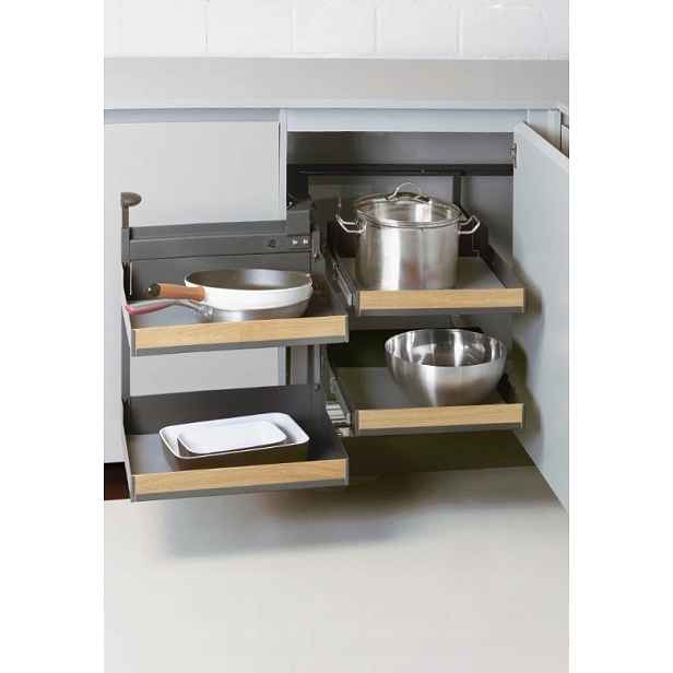 Peka 05.2456.KPL Magic Corner Comfort Fioro 1000/ 600/ levý/ antracit