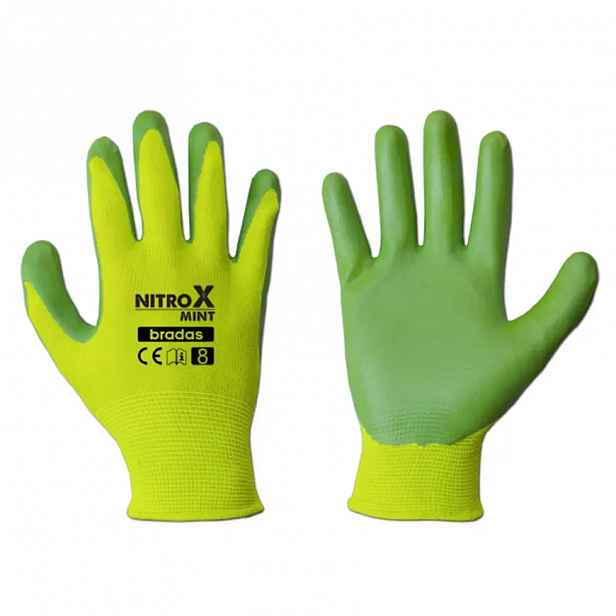 Rukavice ochranné dámské Nitrox mint rozměr 8