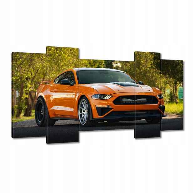 Obrazy 120x65 Oranžové auto