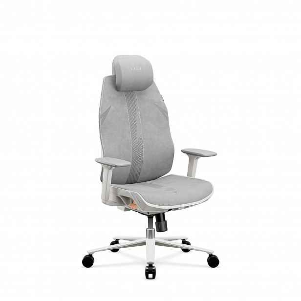 Ergonomická kancelářská židle světle šedá: Diablo V-Flash Light Grey